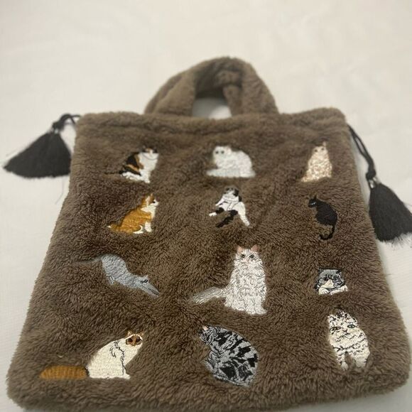 BAG GRAPHIC ANIMALS TASSEL‎ DRAWSTRING - Picture 7 of 11